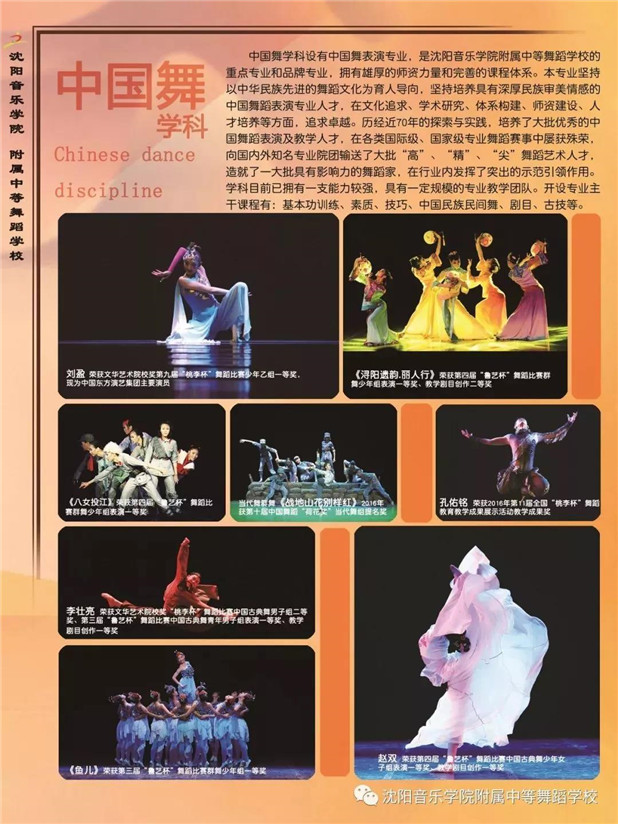 2019年沈阳音乐学院附属中等舞蹈学校招生简章