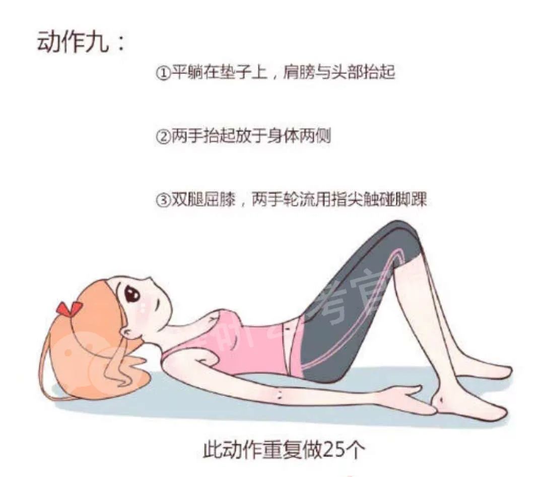 舞蹈附中艺考生瘦腰教程已上线！今天你打卡了吗？