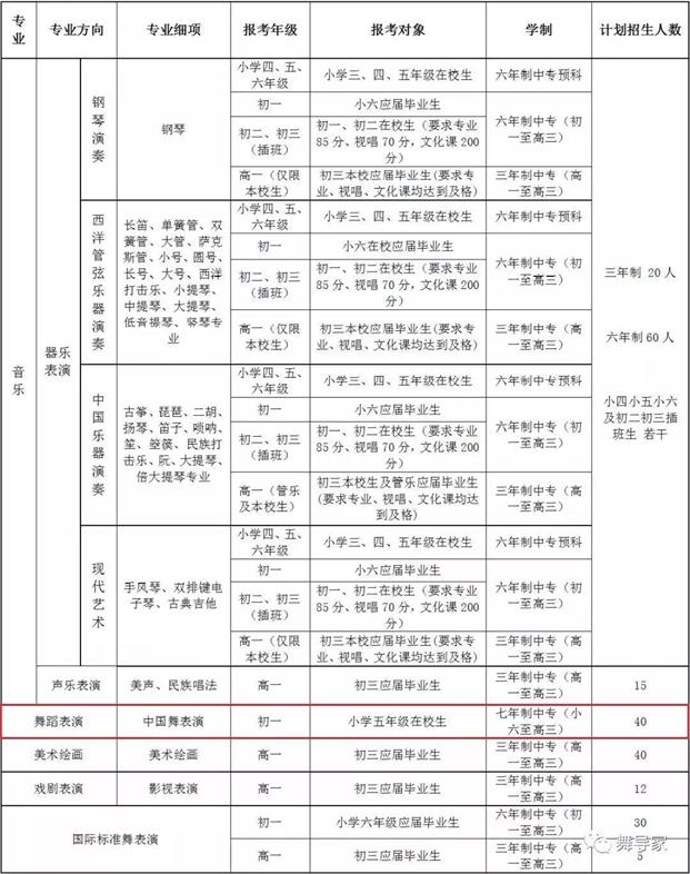 2019年深圳艺术学校招生简章