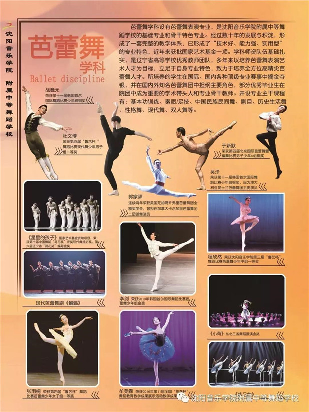 2019年沈阳音乐学院附属中等舞蹈学校招生简章