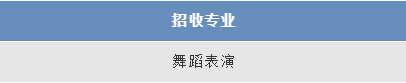 2019年全国舞蹈附中招生专业及考试时间汇总（持续更新）