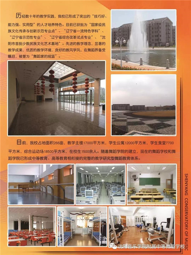 2019年沈阳音乐学院附属中等舞蹈学校招生简章