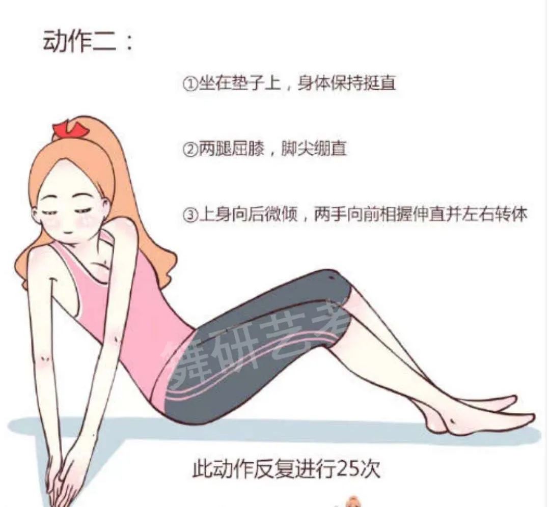 舞蹈附中艺考生瘦腰教程已上线！今天你打卡了吗？