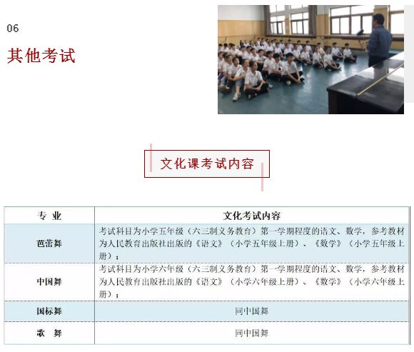 2020北舞附中招生考试最全报考攻略