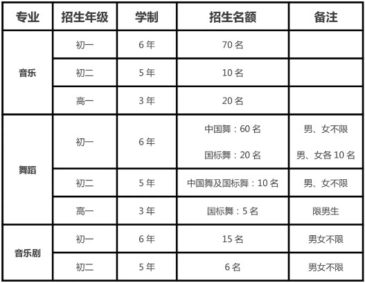 2020年南艺附中招生简章